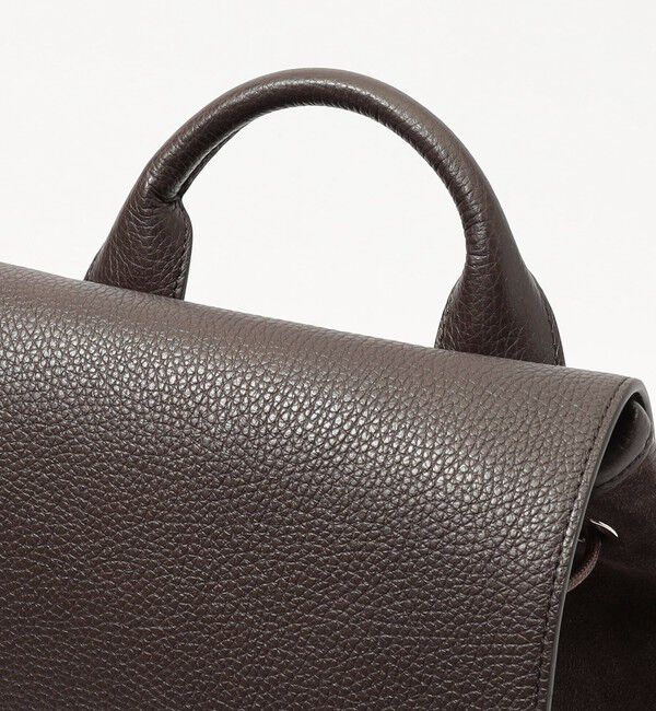 TOMORROWLAND GOODS「TOMORROWLAND シュリンクレザー&times;スウェードコンビ バックパック」|リュック|