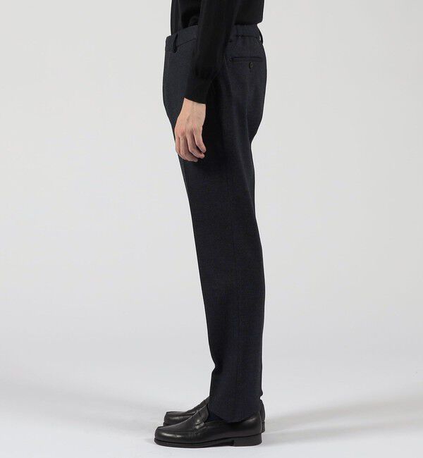 TOMORROWLAND MENS「ウールコットン ダブルジャガード ノープリーツシャーリングパンツ」|スラックス|