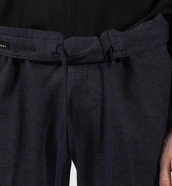 TOMORROWLAND MENS「ウールコットン ダブルジャガード ノープリーツシャーリングパンツ」|スラックス|
