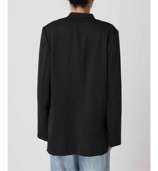 Plage「《予約》Light nocollar ジャケット」|ノーカラージャケット|