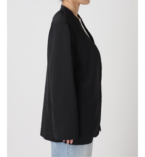 Plage「《予約》Light nocollar ジャケット」|ノーカラージャケット|