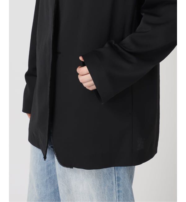 Plage「《予約》Light nocollar ジャケット」|ノーカラージャケット|