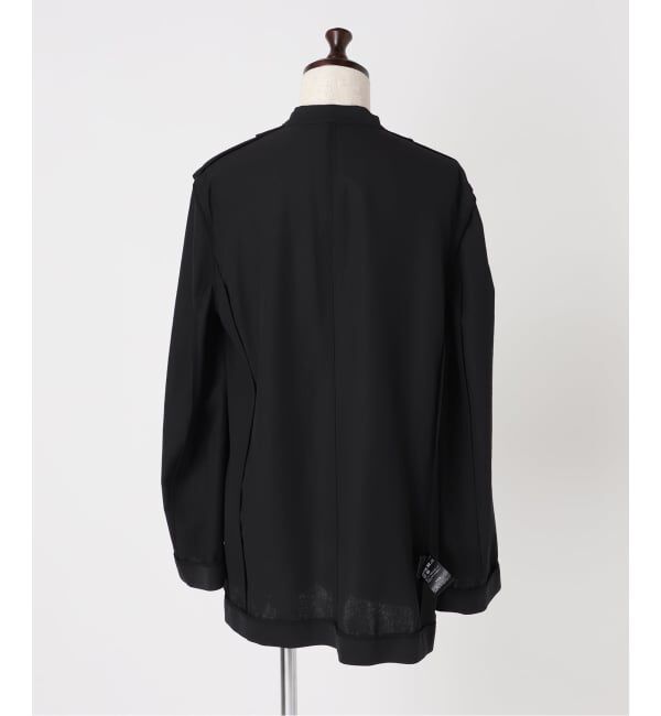 Plage「《予約》Light nocollar ジャケット」|ノーカラージャケット|