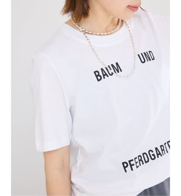 IENA「BAUM UND PFERDGARTEN/バウム ウンド ヘルガーデン LOGO T Tシャツ JAWO24593」|Tシャツ・カットソー|