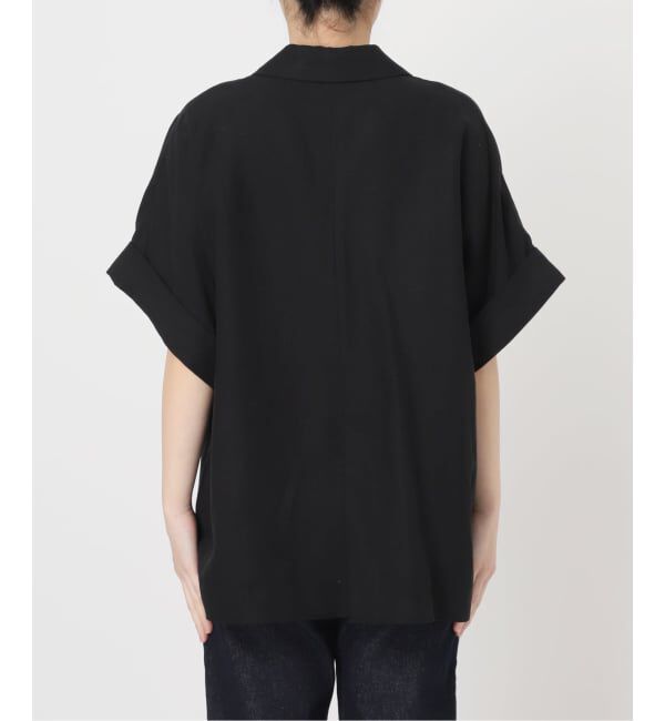 SLOBE IENA「《セットアップ対応可/予約》リネン混ハーフスリーブジャケット」|その他|