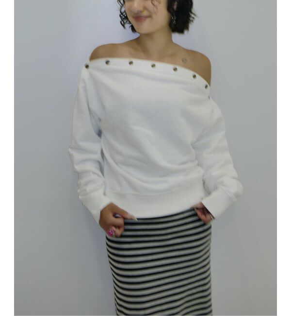 Oriens JOURNAL STANDARD「オフショルダースウェットトップス」|スウェット・ジャージ|