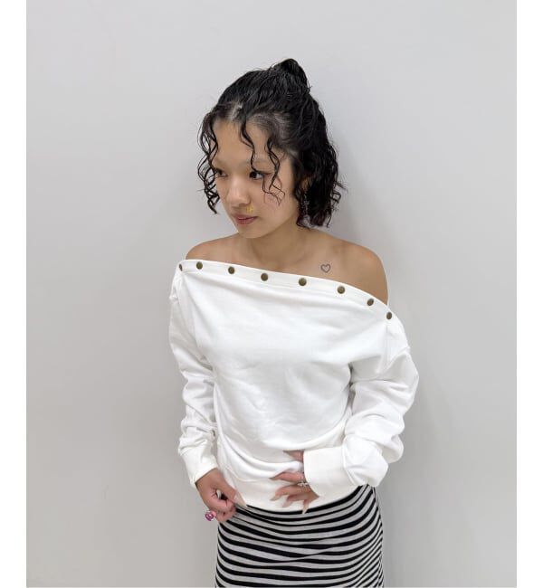 Oriens JOURNAL STANDARD「オフショルダースウェットトップス」|スウェット・ジャージ|