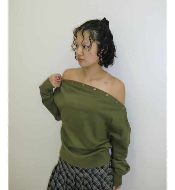 Oriens JOURNAL STANDARD「オフショルダースウェットトップス」|スウェット・ジャージ|