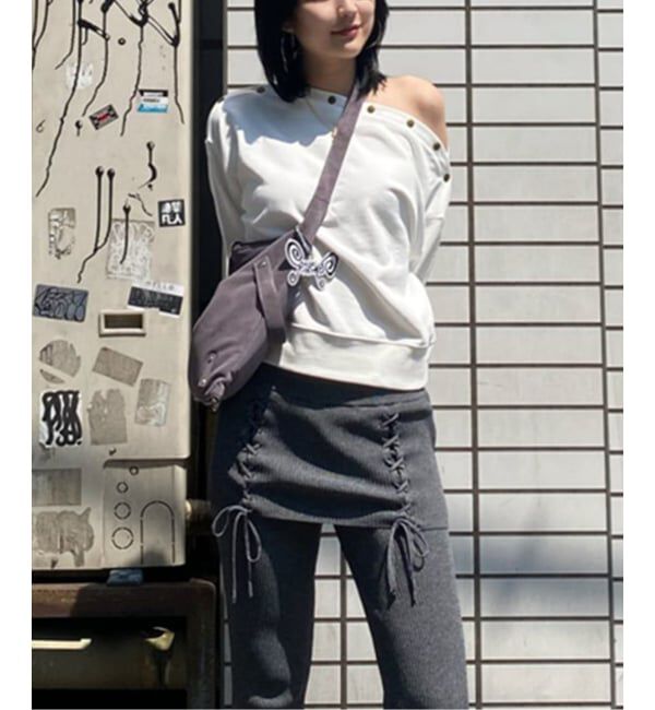 Oriens JOURNAL STANDARD「オフショルダースウェットトップス」|スウェット・ジャージ|