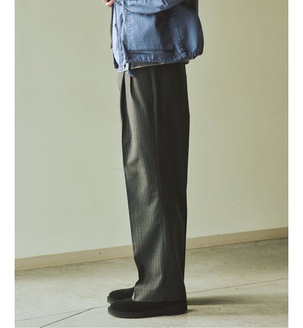 JOURNAL STANDARD「T/W ストライプ 2タック トラウザー スラックス」|スラックス|