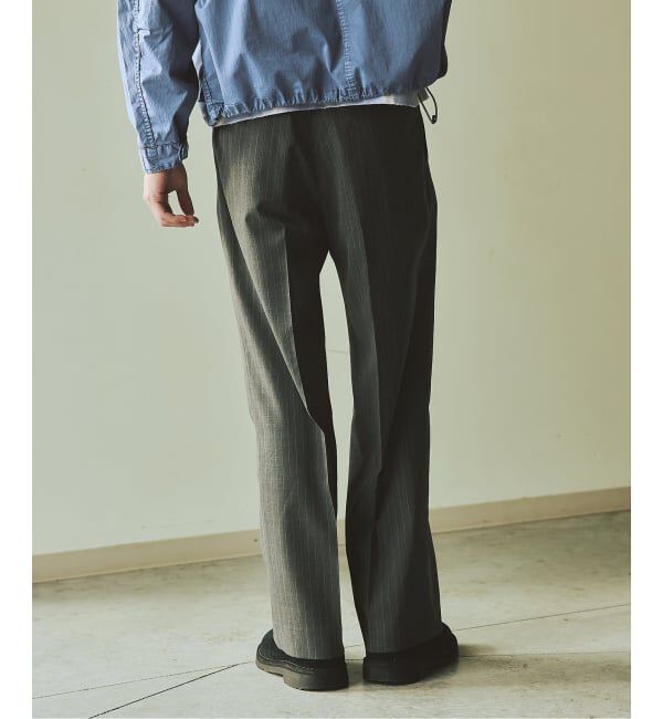 JOURNAL STANDARD「T/W ストライプ 2タック トラウザー スラックス」|スラックス|