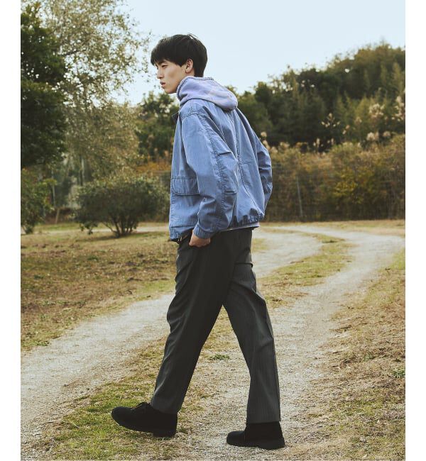 JOURNAL STANDARD「T/W ストライプ 2タック トラウザー スラックス」|スラックス|