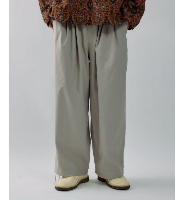 J.S.Homestead「J.S.Homestead / T/R ギャバジン エアー クルー パンツ」|スラックス|