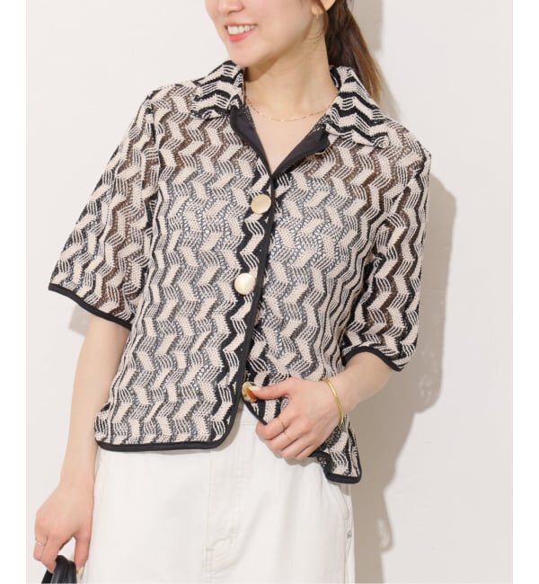 JOURNAL STANDARD relume「【TORRAZZO DONNA/トラッゾドンナ】ジオメトリックレースシャツ」|シャツ・ブラウス|