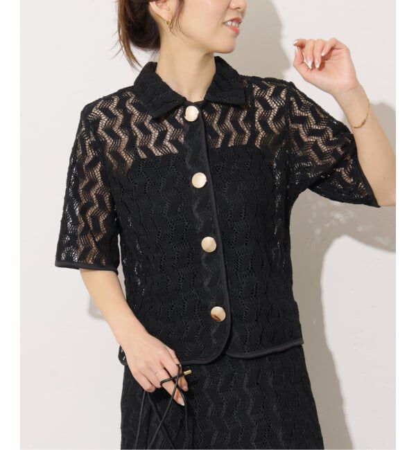 JOURNAL STANDARD relume「【TORRAZZO DONNA/トラッゾドンナ】ジオメトリックレースシャツ」|シャツ・ブラウス|