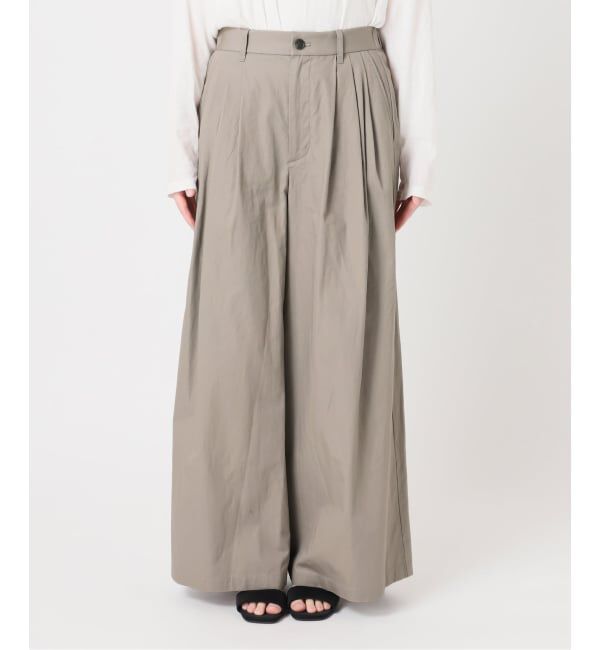 JOURNAL STANDARD relume「《予約》［26SS新作］コットンリネンタックワイドパンツ」|その他|