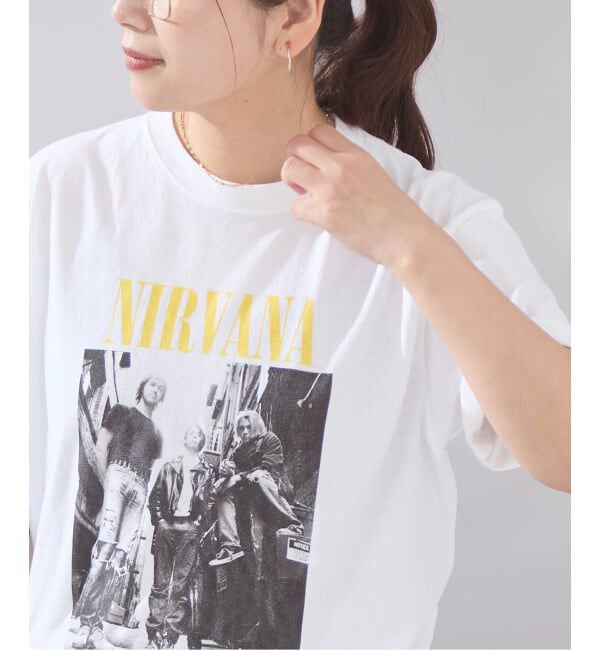 JOURNAL STANDARD「《予約》【osedit】JS NIRVANA ROCKTEE」|Tシャツ・カットソー|ホワイト A