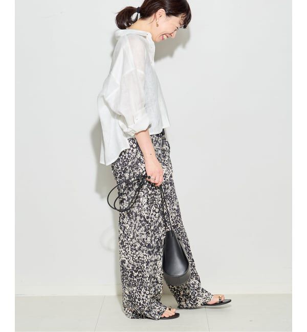 journal standard L'essage「《予約》ヨーロピアンフラックス刺しゅうショートシャツ 2」|シャツ・ブラウス|