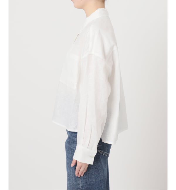 journal standard L'essage「《予約》ヨーロピアンフラックス刺しゅうショートシャツ 2」|シャツ・ブラウス|