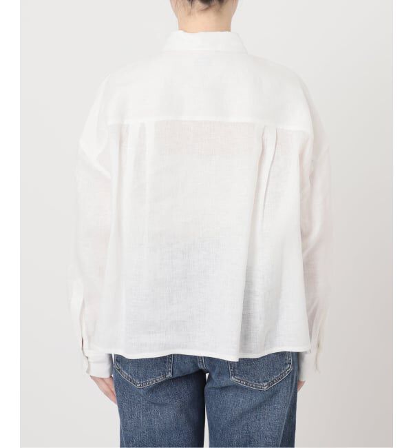 journal standard L'essage「《予約》ヨーロピアンフラックス刺しゅうショートシャツ 2」|シャツ・ブラウス|