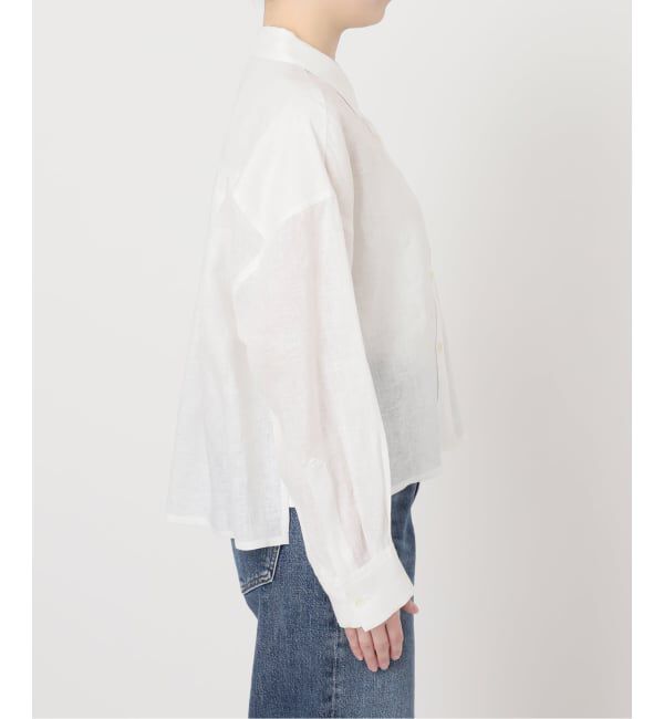 journal standard L'essage「《予約》ヨーロピアンフラックス刺しゅうショートシャツ 2」|シャツ・ブラウス|