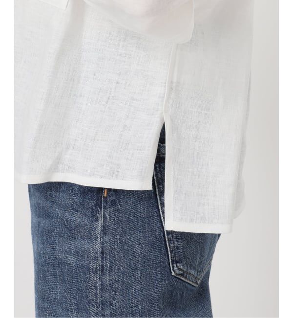 journal standard L'essage「《予約》ヨーロピアンフラックス刺しゅうショートシャツ 2」|シャツ・ブラウス|