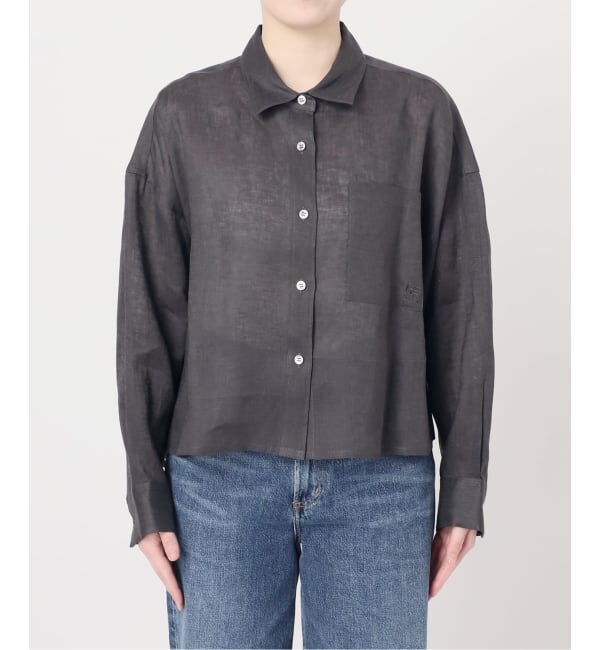 journal standard L'essage「《予約》ヨーロピアンフラックス刺しゅうショートシャツ 2」|シャツ・ブラウス|