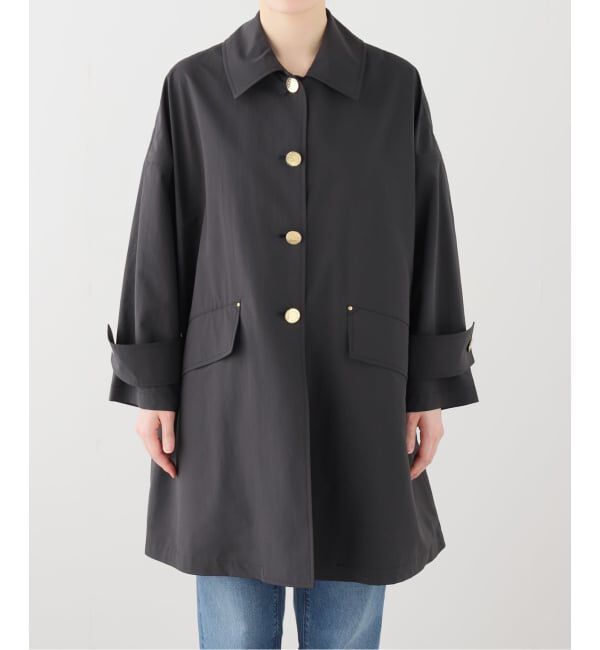 journal standard L'essage「【MACKINTOSH/マッキントッシュ】 HUMBIE MB LEO：コート」|ステンカラーコート|ブラック