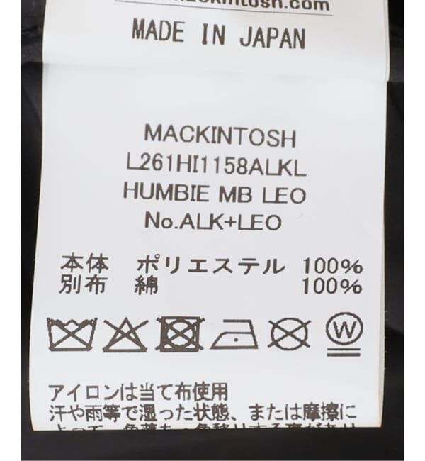 journal standard L'essage「【MACKINTOSH/マッキントッシュ】 HUMBIE MB LEO：コート」|ステンカラーコート|