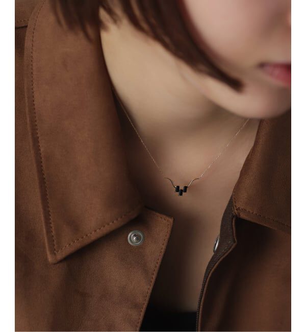 Lilas by Spick&Span「セミトーンオニキスネックレス K10」|ネックレス|