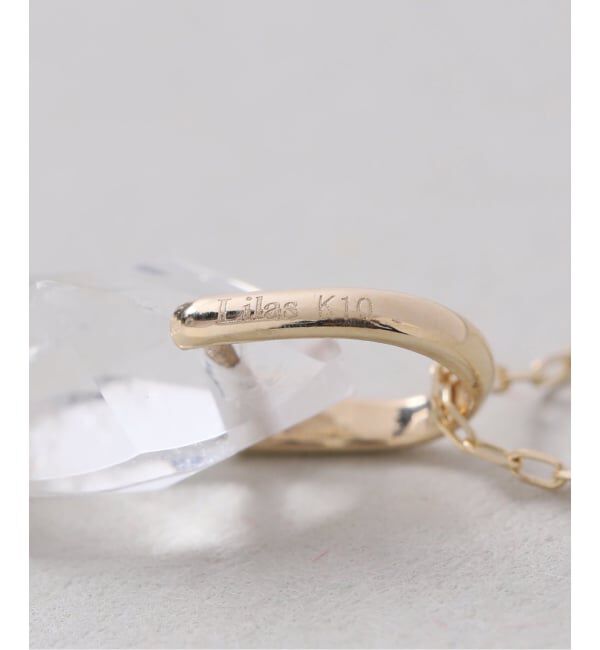 Lilas by Spick&Span「クラッシュクォーツネックレス K10」|ネックレス|