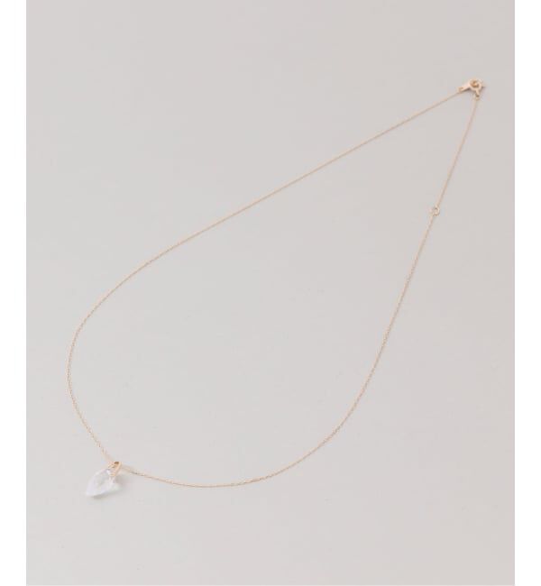 Lilas by Spick&Span「クラッシュクォーツネックレス K10」|ネックレス|