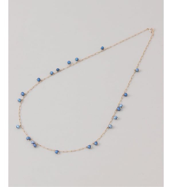 Lilas by Spick&Span「インディゴパールステーションネックレス K10」|ネックレス|