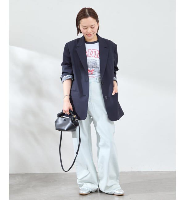 U by SPICK&SPAN「GANNI / ガニー Basic Cotton Jersey Margot Kitty P」|Tシャツ・カットソー|