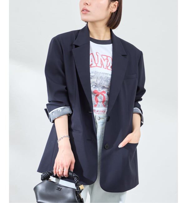 U by SPICK&SPAN「GANNI / ガニー Basic Cotton Jersey Margot Kitty P」|Tシャツ・カットソー|