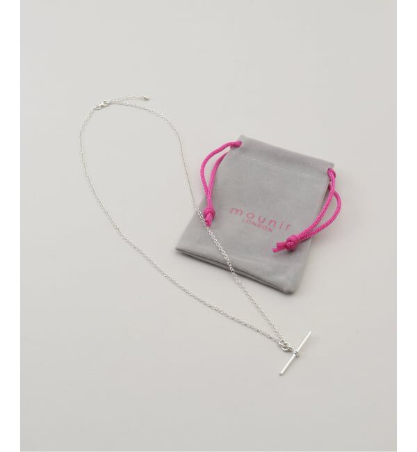 NOBLE「mounir/ムーニエ BARネックレス」|ネックレス|