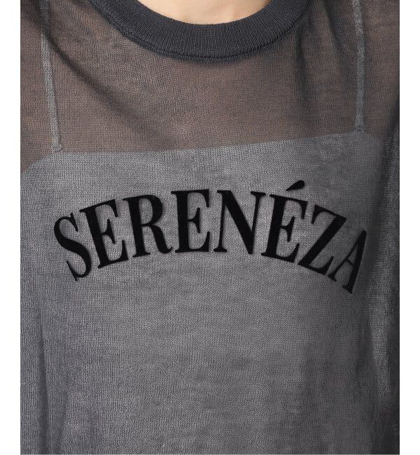 U by SPICK&SPAN「《予約》シアーロゴニットTEE」|ニット・セーター|