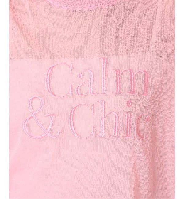 U by SPICK&SPAN「《予約》シアーロゴニットTEE」|ニット・セーター|