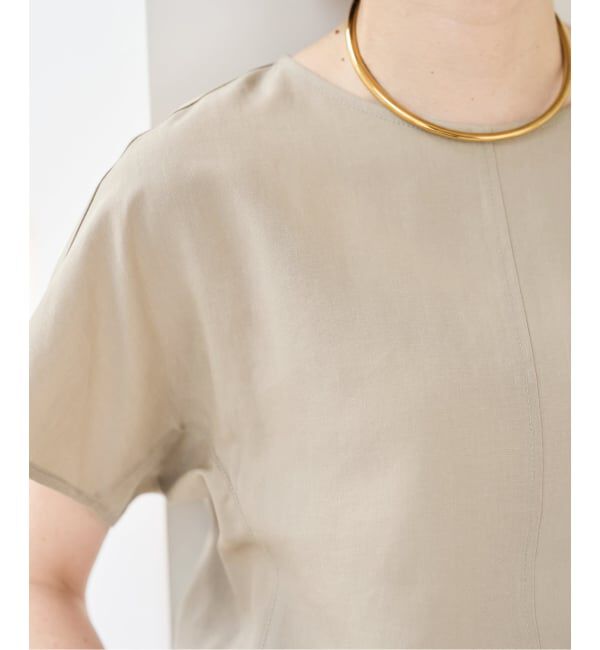 Spick and Span「《セットアップ可 / 予約》ハイブリッドリネンTブラウス」|シャツ・ブラウス|