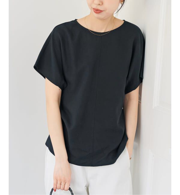 Spick and Span「《セットアップ可 / 予約》ハイブリッドリネンTブラウス」|シャツ・ブラウス|