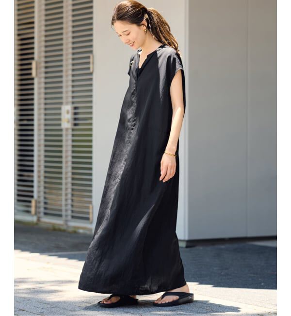 FRAMeWORK「≪洗濯機洗い可 / 追加予約≫フィブリルポプリンサックDRESS」|ワンピース|