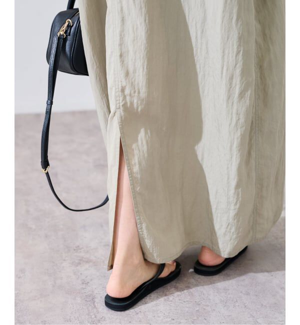 FRAMeWORK「≪洗濯機洗い可 / 追加予約≫フィブリルポプリンサックDRESS」|ワンピース|