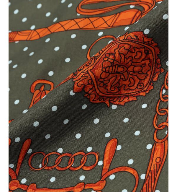  「manipuri/マニプリ シルクスカーフ 65*65 ドット」|バンダナ・スカーフ|