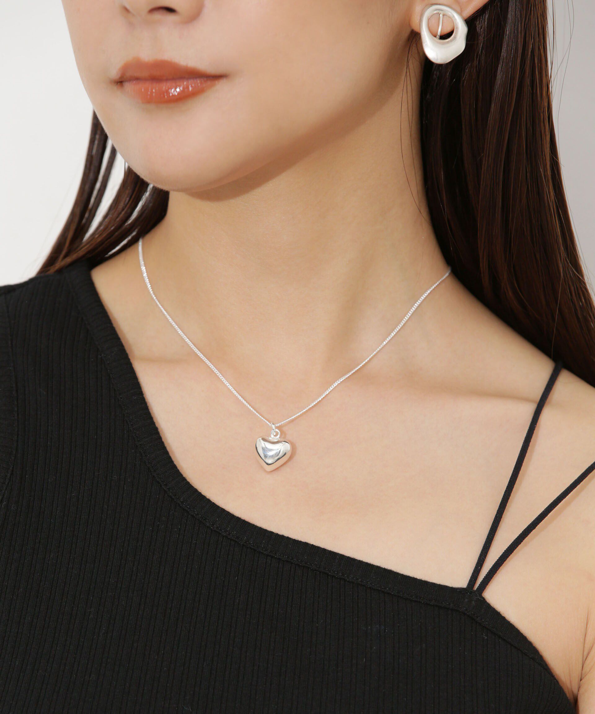nano･universe「Nina＆Jules Paris/Heart Pendant Top」|ネックレス|シルバー