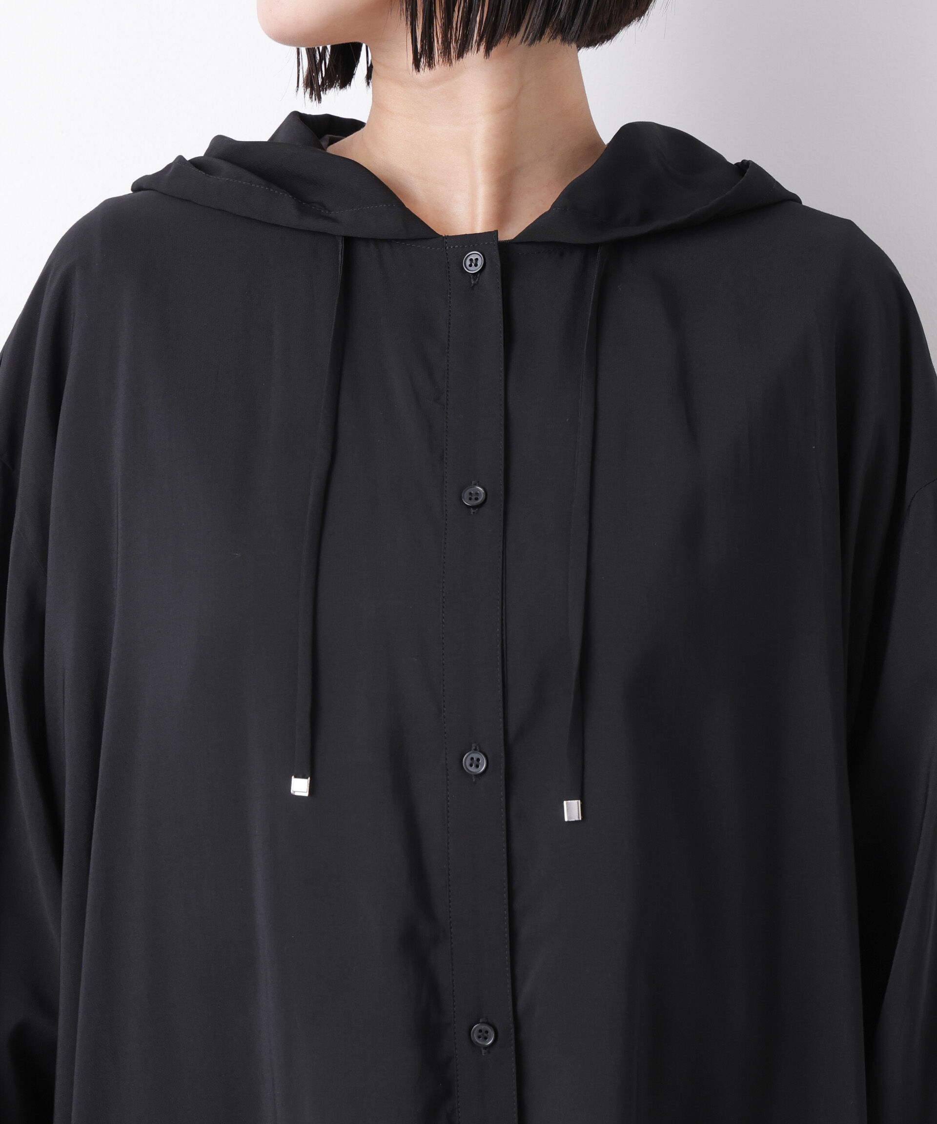 nano･universe「フーディーシャツ」|シャツ・ブラウス|