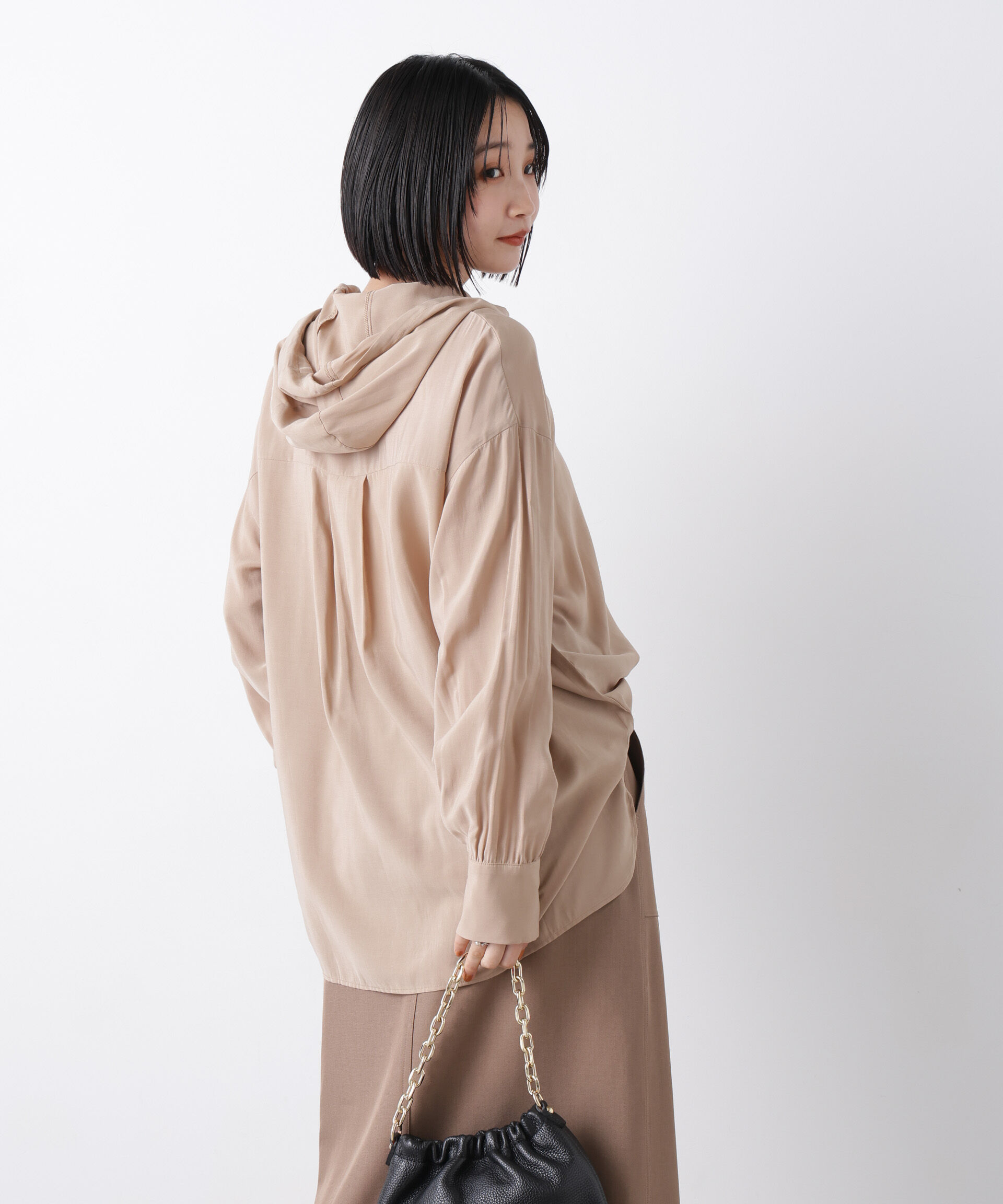 nano･universe「フーディーシャツ」|シャツ・ブラウス|