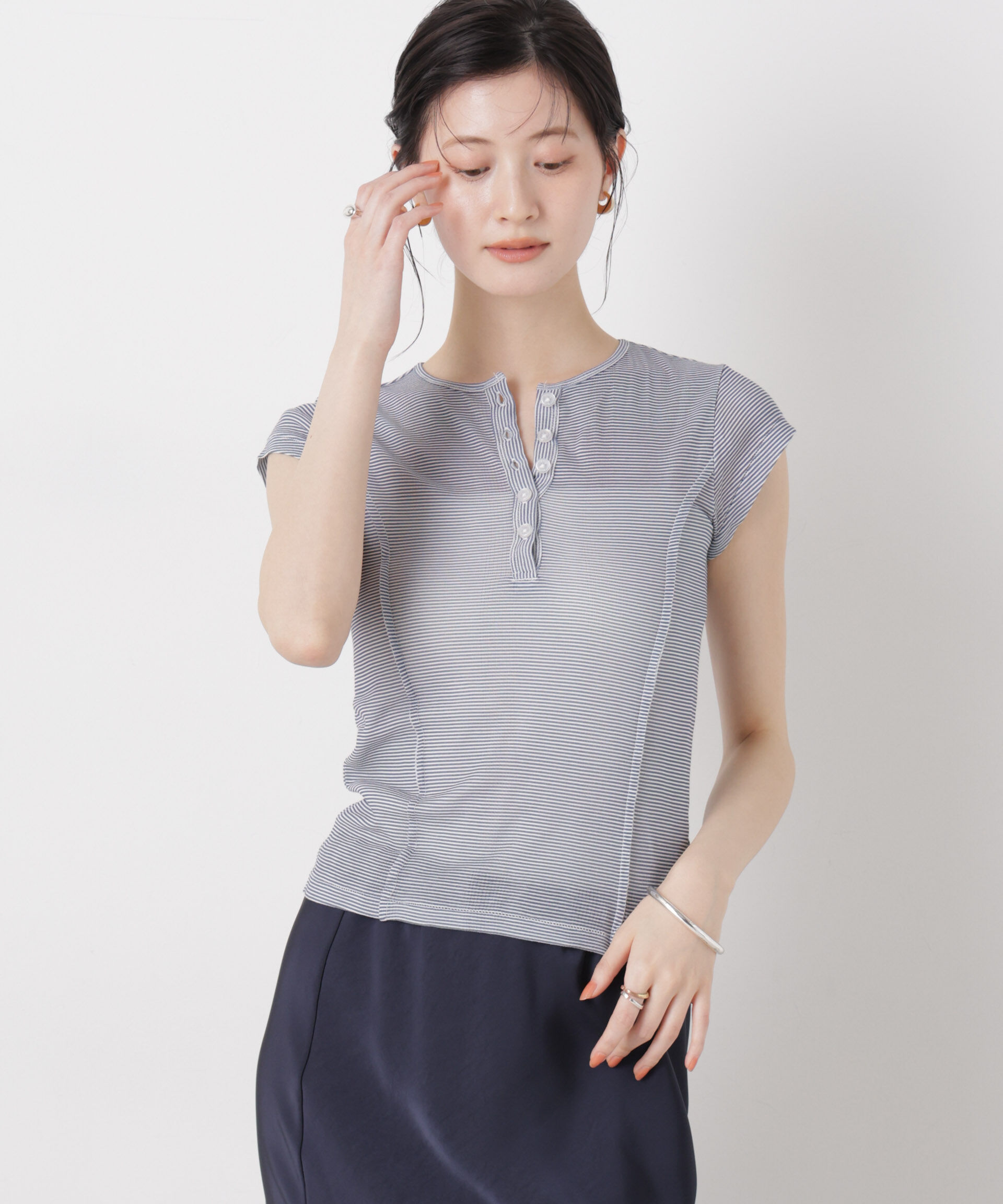 nano･universe「Robert P. Miller/LightPrib Henly S/S Tee 」|Tシャツ・カットソー|パターン1