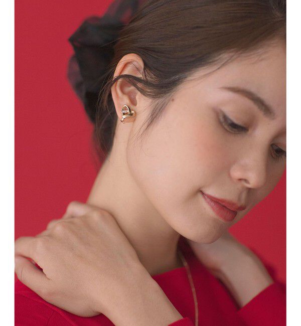 組曲「ハートプレッツェル イヤリング」|イヤリング|