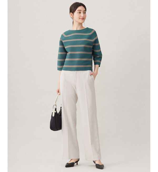 自由区「【WEB限定カラーあり・撥水加工・洗える】TRギャバストレート パンツ」|その他|