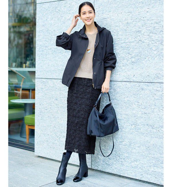 自由区「【カタログ掲載・ワンポイントアイテム】アクリルバイカラー ネックレス」|ネックレス|